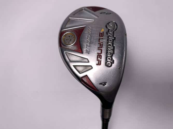 TaylorMade Burner Rescue 4 Hybrid 22* REAX SuperFast 65g Stiff Graphite Mens RH