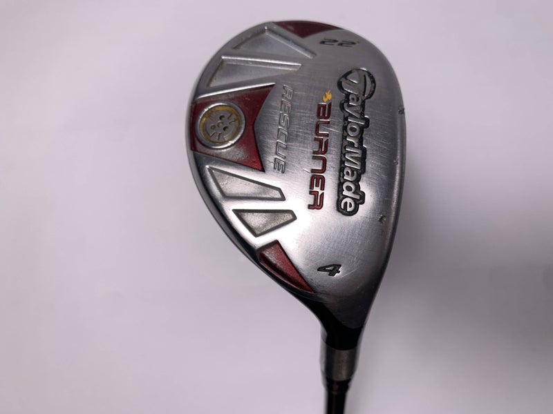 TaylorMade Burner Rescue 4 Hybrid 22* REAX SuperFast 65g Stiff Graphite Mens RH