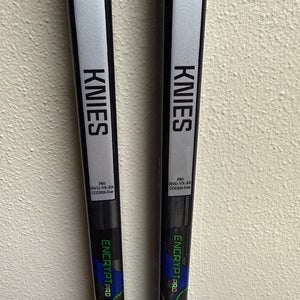 Matthew Knies Senior Sher-Wood Code Encrypt Pro 2-PACK Left Hand Hockey Stick P92 80 Flex Pro Stock