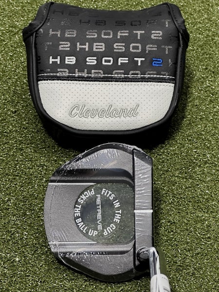 Cleveland HB Soft 2 Black Retreve Putter LEFT Hand w/ All In Shaft 34" LH NEW