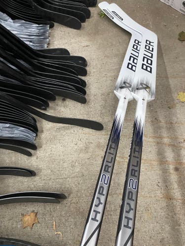 2 pack New Bauer Hyperlite Goalie Stick 27" Pro Stock