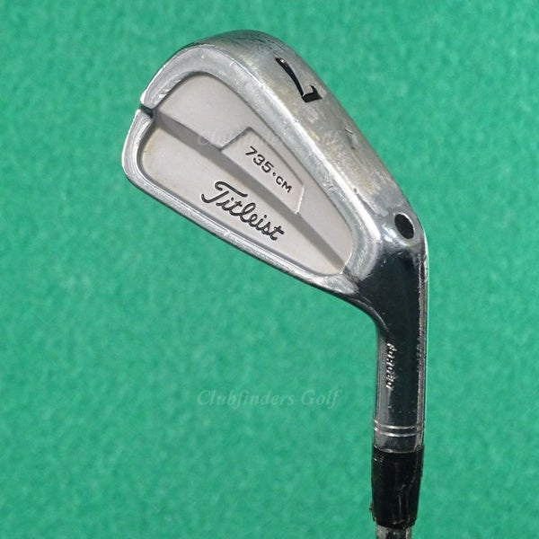 Titleist 735.CM Chrome Forged Single 7 Iron TT Dynamic Gold S300 Steel Stiff