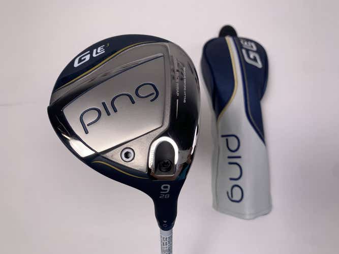 Ping G LE 3 9 Fairway Wood 28* ULT 250 Ladies RH HC Undersize Grip NEW