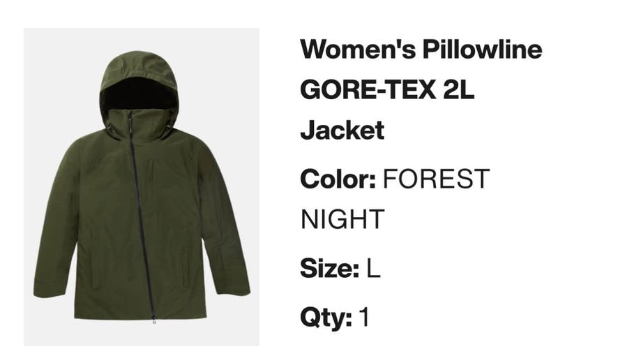 Green Women's Adult Large Burton Jacket (Used)