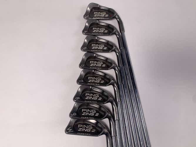 Ping Zing 2 Iron Set 3-PW Black Dot Karsten JZ Regular Steel Mens RH