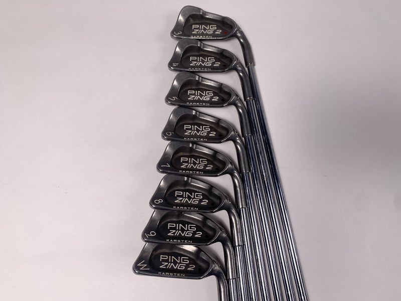 Ping Zing 2 Iron Set 3-PW Black Dot Karsten JZ Regular Steel Mens RH