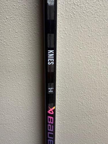 Matthew Knies Senior Bauer Proto2 Left Hand Hockey Stick P92 87 Flex Pro Stock (NEW)