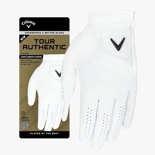 CALLAWAY TOUR AUTHENTIC GLOVE WHITE 25 - Men