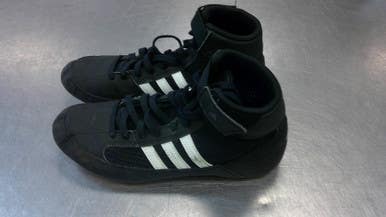 Used Adidas Wrestling Shoes Black Junior 05 11339-S000196094