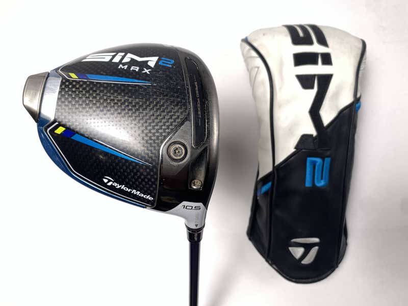 TaylorMade SIM2 MAX Driver 10.5* Fujikura Ventus Blue 5-S Stiff RH