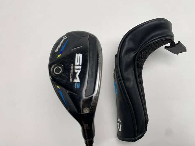 TaylorMade SIM2 Rescue 3 Hybrid 19.5* Tensei Blue Raw AV Series 80g Stiff RH HC