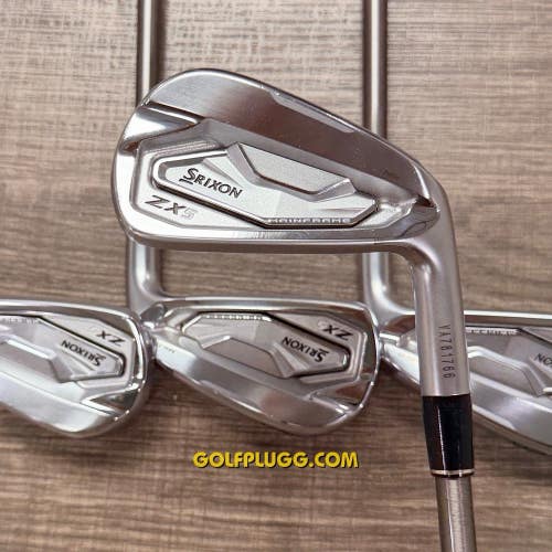 +1 Srixon ZX5 MK II Iron Set 4-PW / Steelfiber, Regular Flex (50)