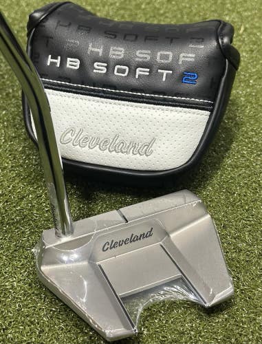 Cleveland HB Soft 2 #11 Mallet Putter Right Hand Steel 35" w/ Headcover NEW