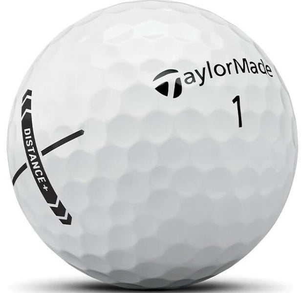 Taylor Made Distance+ Golf Balls (White, 3pk) 1 Sleeve 2025 NEW