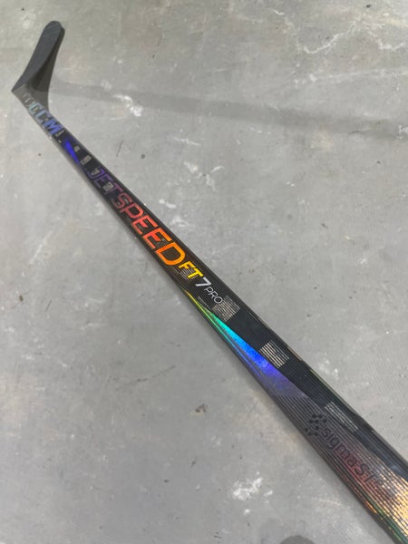 Used CCM JETSPEED FT7 PRO, Pro Stock Hockey Stick Grip P90TM 85 Flex Right 5249