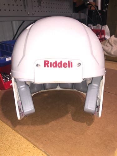 USED RIDDELL SPEED CLASSIOC YOUTH HELMET - LARGE - WHITE - REJECT