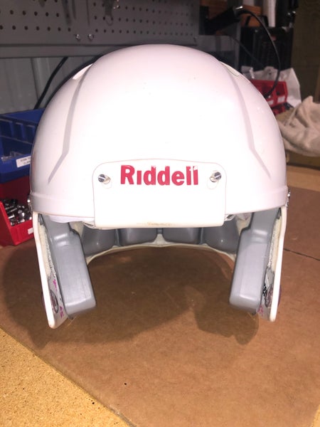 USED RIDDELL SPEED CLASSIOC YOUTH HELMET - LARGE - WHITE - REJECT