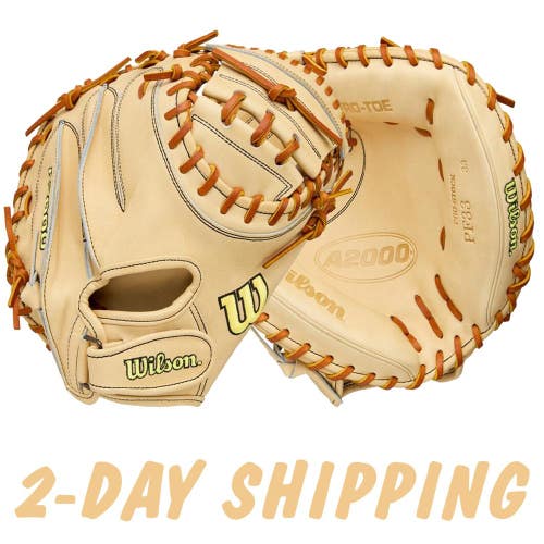 NEW | 2026 Wilson Classic Series A2000 PF33 33" Baseball Catcher's Mit | Pedroia Fit | FAST SHIP