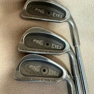 Men's Ping Eye 2 Right Handed Iron Set Regular Flex Steel Shaft (Used)