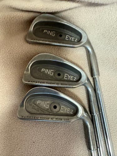 Men's Ping Eye 2 Right Handed Iron Set Regular Flex Steel Shaft (Used)
