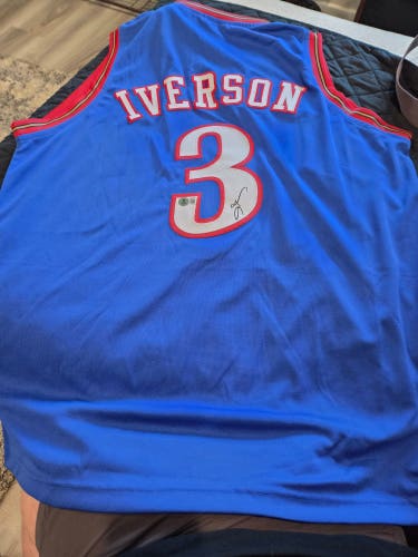 NBA Allen Iverson autographed Jersey