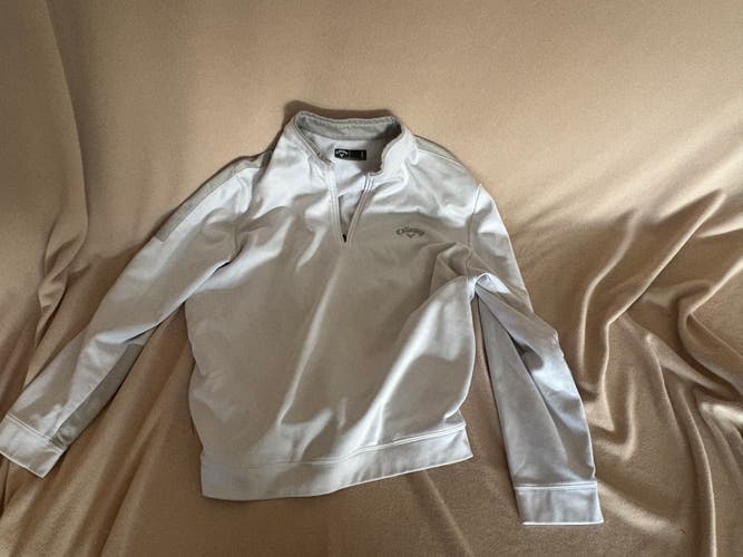 White Adult Unisex Large Callaway Jacket