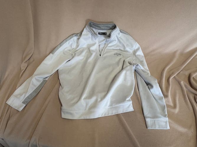 White Adult Unisex Large Callaway Jacket