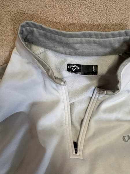 White Adult Unisex Large Callaway Jacket | SidelineSwap | Buy and