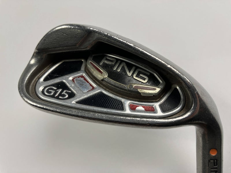Ping G15 Pitching Wedge PW Orange Dot 2* Flat AWT Regular RH Midsize Grip