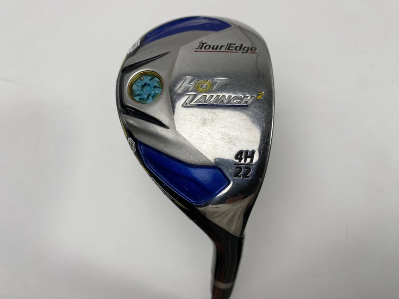 Tour Edge Hot Launch 4 Hybrid 22* Bassara 55x5ct 55g Lite Graphite Mens RH