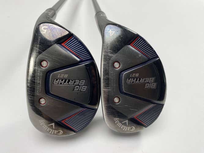 Callaway Big Bertha B21 4 & 5 Hybrid Set 22* 25* RCH 65 65g Senior RH
