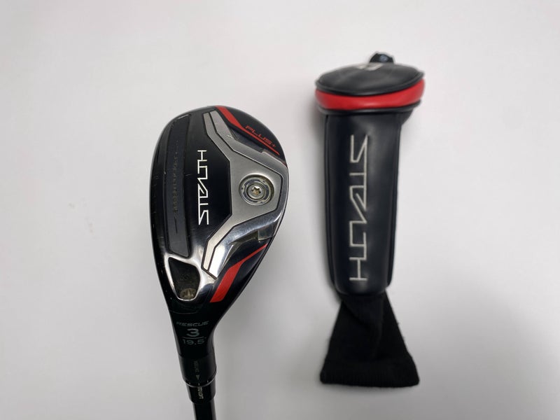 TaylorMade Stealth Plus Rescue 3 Hybrid 19.5* HZRDUS Smoke RDX 6.0 Stiff LH HC