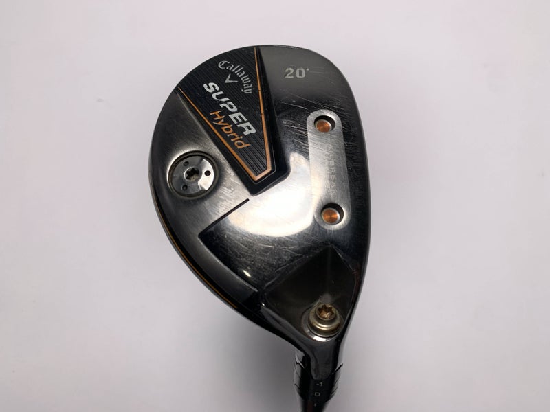 Callaway Super 3 Hybrid 20* AeroTech SteelFiber hls780 F2 Senior RH Midsize Grip