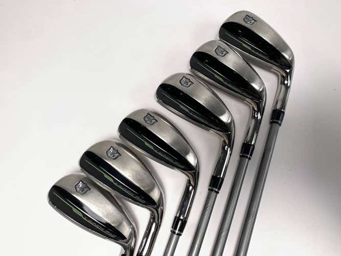 Wilson Launch Pad 2 Iron Set 6-PW+GW Project X Even Flow 4.0 Ladies Graphite RH