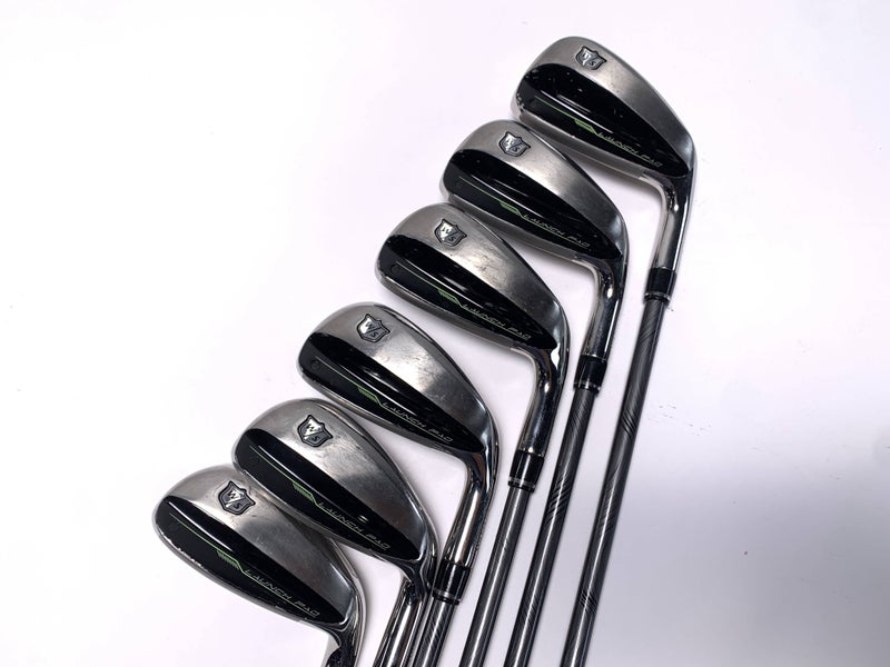 Wilson Launch Pad 2 Iron Set 5-PW+GW Even Flow 5.0 55g Senior No 9 iron RH