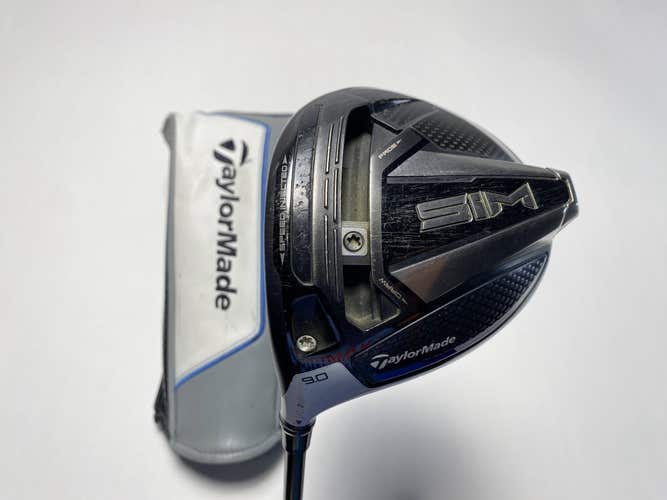 TaylorMade SIM Driver 9* Graphite Design Tour AD IZ-6 Into The Zone Stiff LH HC