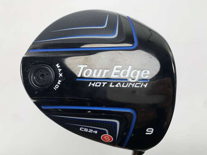 Tour Edge Hot Launch C524 Driver 9* Aldila Ascent 55g Stiff Graphite Mens RH