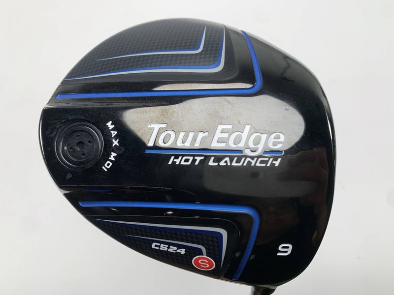 Tour Edge Hot Launch C524 Driver 9* Aldila Ascent 55g Stiff Graphite Mens RH