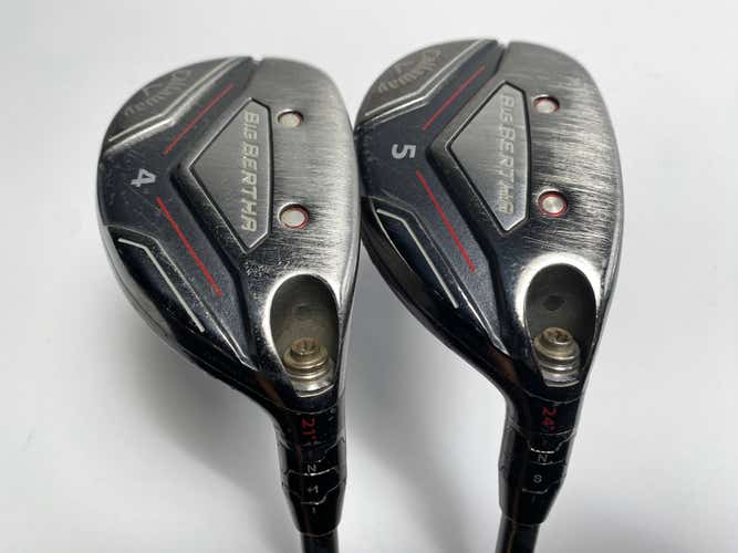Callaway Big Bertha 2019 4 & 5 Hybrid Set 21* 24* Recoil ESX 450 F1 Ladies RH