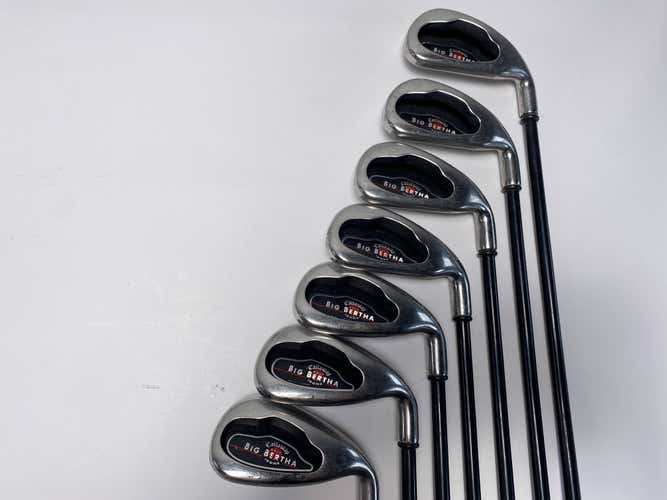 Callaway Big Bertha 2004 Iron Set 4-PW RCH 75i Regular Graphite Mens RH