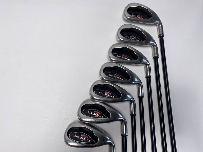 Callaway Big Bertha 2004 Iron Set 4-PW RCH 75i Regular Graphite Mens RH