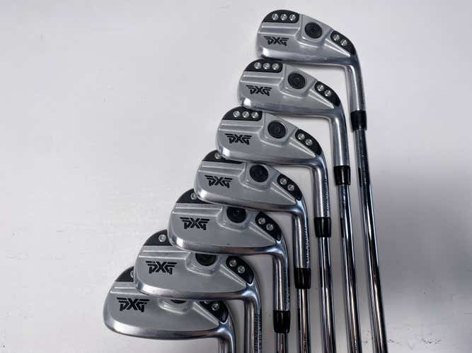 PXG 0311 T GEN5 Chrome Iron Set 4-PW Project X LZ 6.5 125g Extra Stiff RH +1/2''