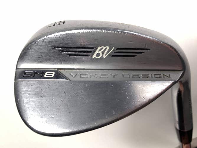 Titleist Vokey SM8 Tour Chrome Lob Wedge LW 58* 14 K-Grind Wedge Steel Mens RH