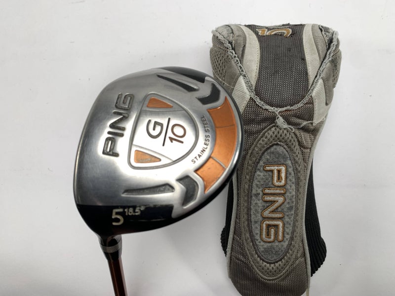 Ping G10 5 Fairway Wood 18* TFC 129 F Stiff Graphite Mens LH