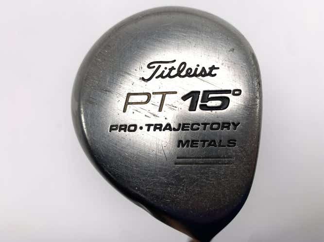 Titleist Pro Trajectory Metals 4 Fairway Wood 15* MS-209 Regular Steel Mens RH