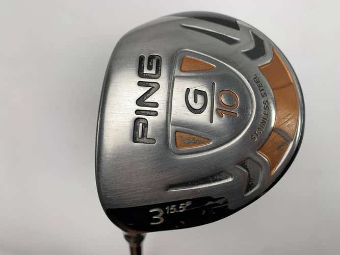 Ping G10 3 Fairway Wood 15* TFC 129 F Stiff Graphite Mens LH
