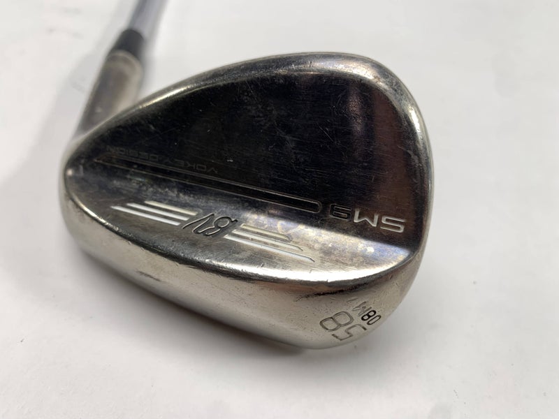 Titleist Vokey SM9 Tour Chrome Lob Wedge LW 58* 8 M-Grind NS Pro Modus 3 Mens RH