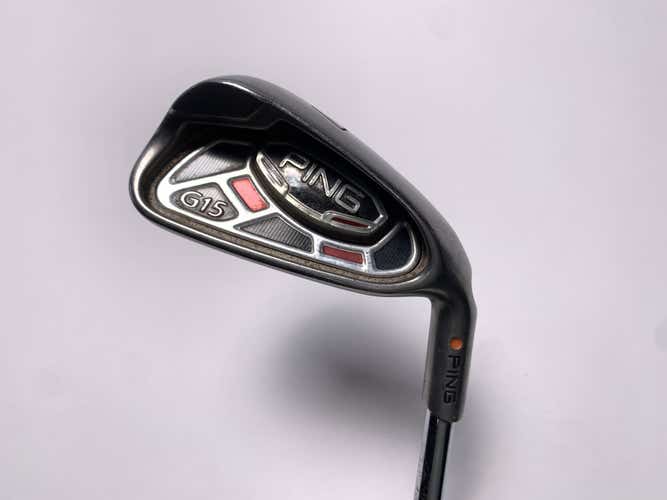 Ping G15 Single 7 Iron Orange Dot AWT Regular Steel Mens RH Midsize Grip