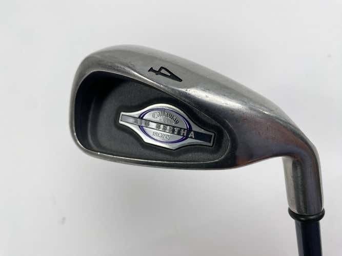 Callaway Big Bertha 2002 Single 4 Iron RCH 65i Ladies Steel Mens RH