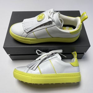 G/Fore Ladies Kiltie Disruptor Golf Shoes Solar White Womens SZ 7.5 (G4LS23EF50)